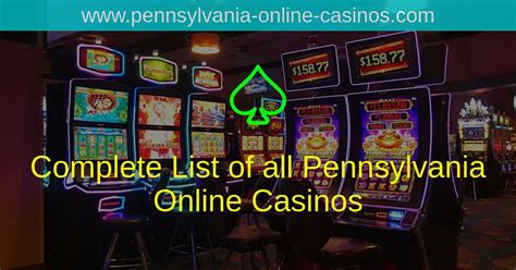 pa casinos list